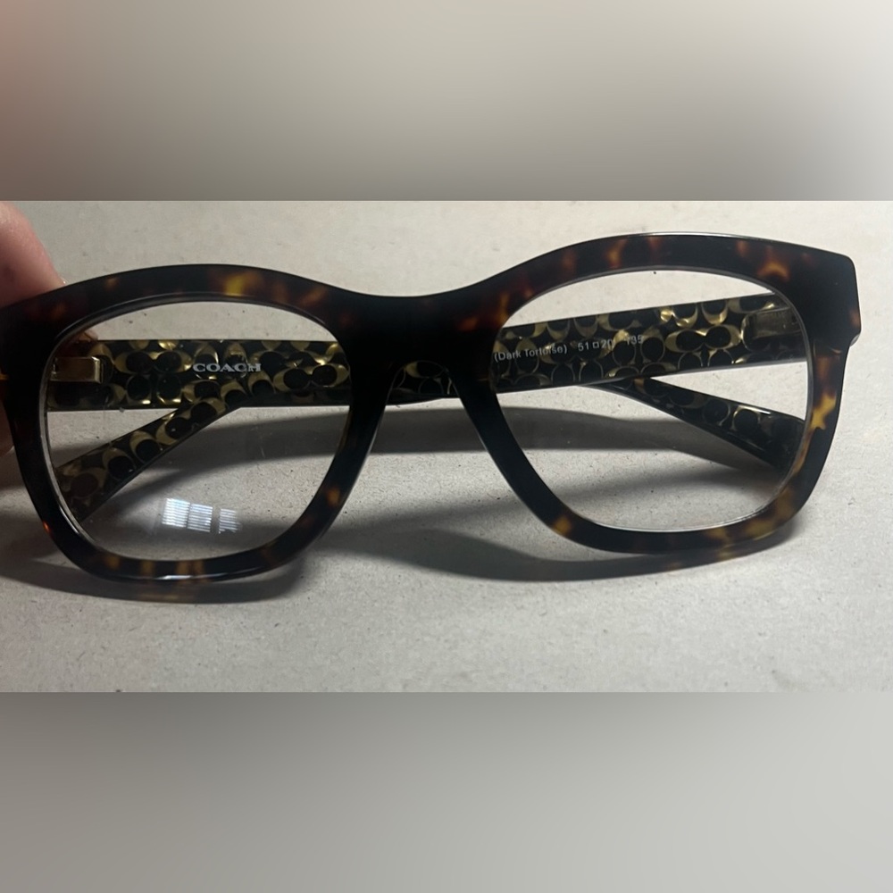 Coach tortoise frames EUC